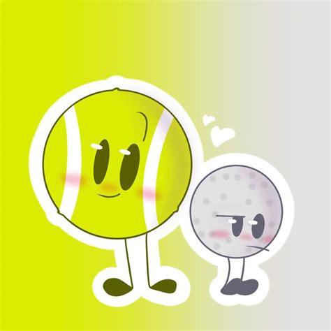 🎾Tennis ball & golf ball ⚪️ | BFDI💖 Amino