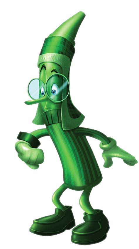 The Hero of Color City Green Crayon transparent PNG - StickPNG