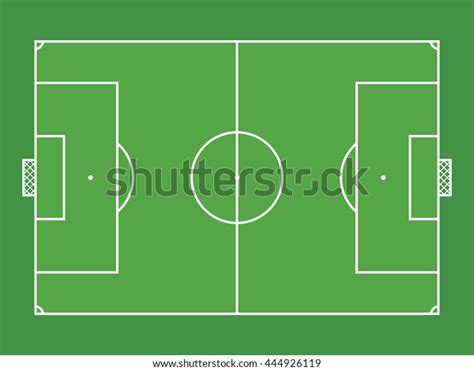 Football Soccer Pitch Design Can Be Stock Vector (Royalty Free) 444926119 | Shutterstock