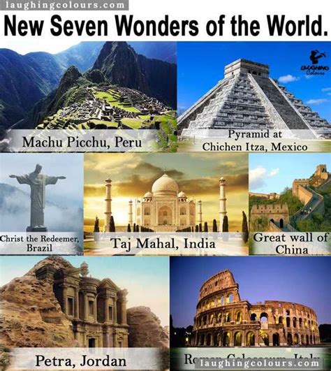 Seven Wonders | World | Wonders of the world, Seven wonders, New seven wonders