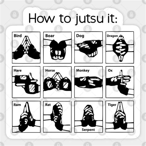 Basic Naruto Hand Signs