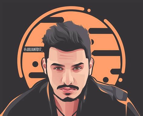 Vector portrait illustration. Vector Portrait, Digital Portrait ...