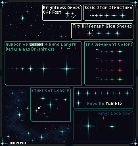 Star Tutorial : r/PixelArt