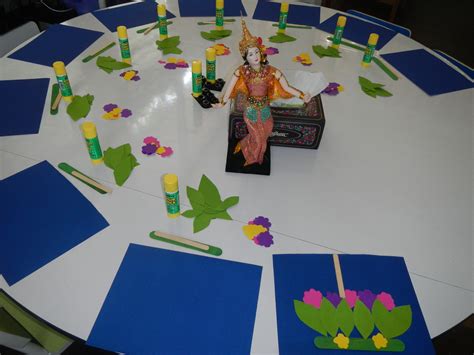 A craft for Celebrating Loy Krathong in Thailand. | Preschool easy ...