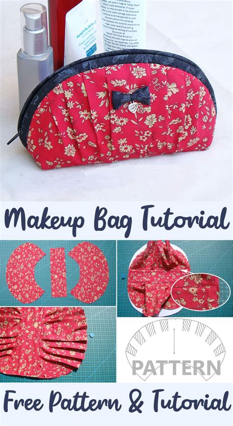 Easy Cosmetics Bag Pattern ~ DIY Tutorial Ideas!