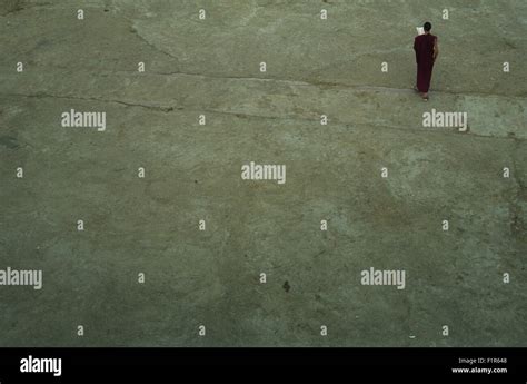 A Tibetan Monk chants during morning prayers at the Drepung Gomang ...