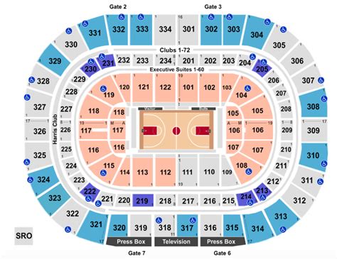 United Center Bulls Seating Map | Elcho Table