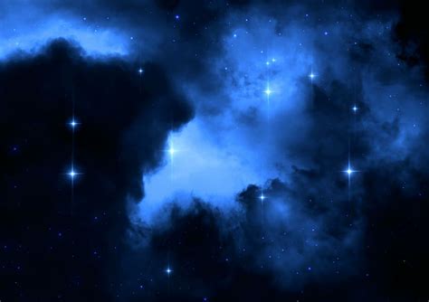 blue, black, clouds, astronomy, space, constellation, galaxy, a journey of discovery | Piqsels