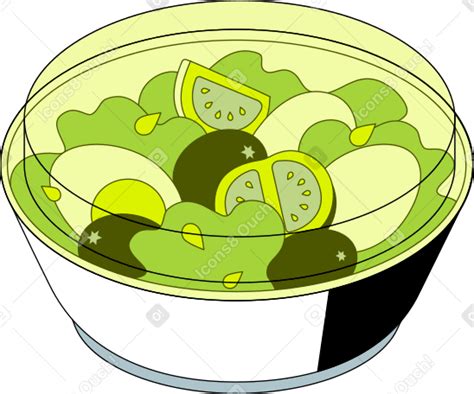 Salad plate PNG, SVG