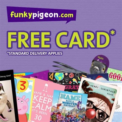 COUPON: free Funky Pigeon card worth £2.99 - Miss Thrifty