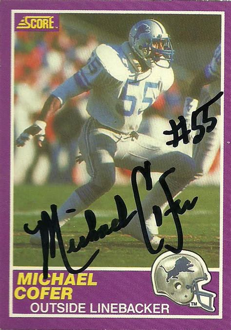 pset90 cofer | The Football Autograph Encyclopedia