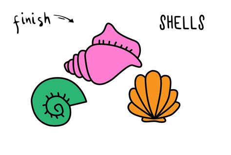 How To Draw A Shell