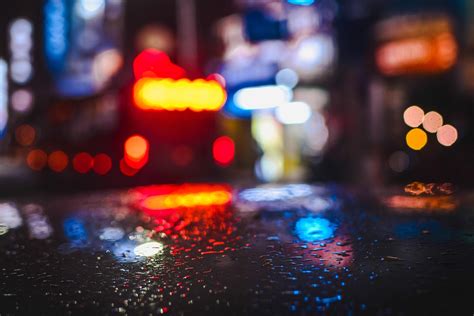 Rainy Day Lights Water Drops 4k, HD Nature, 4k Wallpapers, Images ...