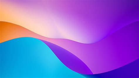 Blue Purple Waves Shapes Gradient Abstract, HD wallpaper | Peakpx