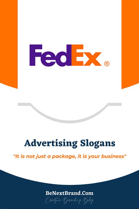 List of 15+ Best FedEx Brand Slogans | Advertising slogans, Slogan ...