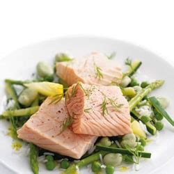 Steamed Salmon With Green Vegetables | Philips