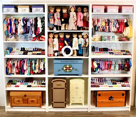 American Girl Doll Closet ~ Clothes Storage Shoe Organization Design ...