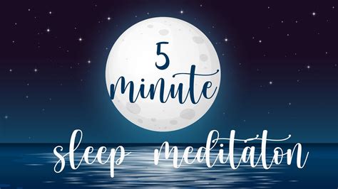 5 minute meditation for sleep - YouTube