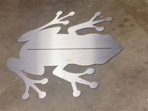 Metal Frog Wall Art metal Wall Art Frog Yard Art Home - Etsy