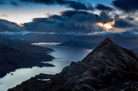 Morning. Loch Katrine from Ben A'an | Scottish countryside, Scenery ...