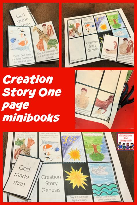 Creation story minibook