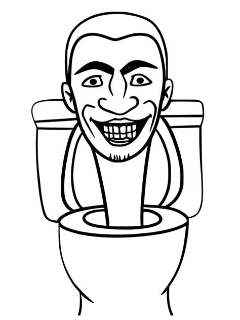 Skibidi Toilet coloring pages - ColoringLib