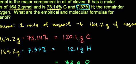 How To Find Molecular Formula