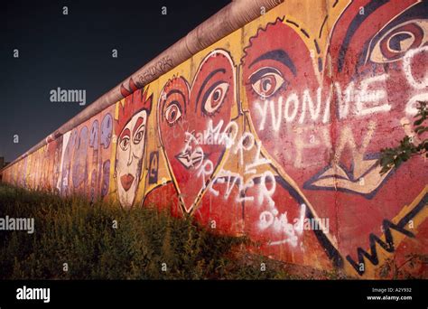 European History. The historical Berlin Wall and graffiti in West ...