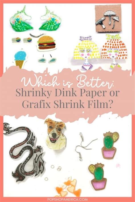 Which is Better: Shrinky Dink Paper or Grafix Shrink Film? – Pop Shop America