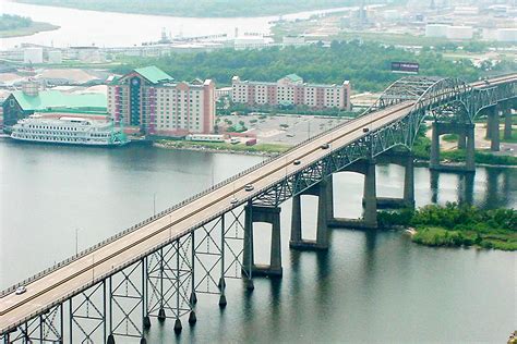 The Interstate 10 Bridge in Lake Charles These are the bridges I remember from when I was a kid ...