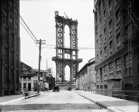 Dumbo Then and Now: Manhattan Bridge Construction in 1908 - Dumbo NYC