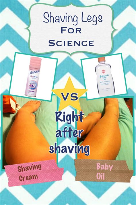 Shaving experiment! Which is better between baby oil and shaving cream ...
