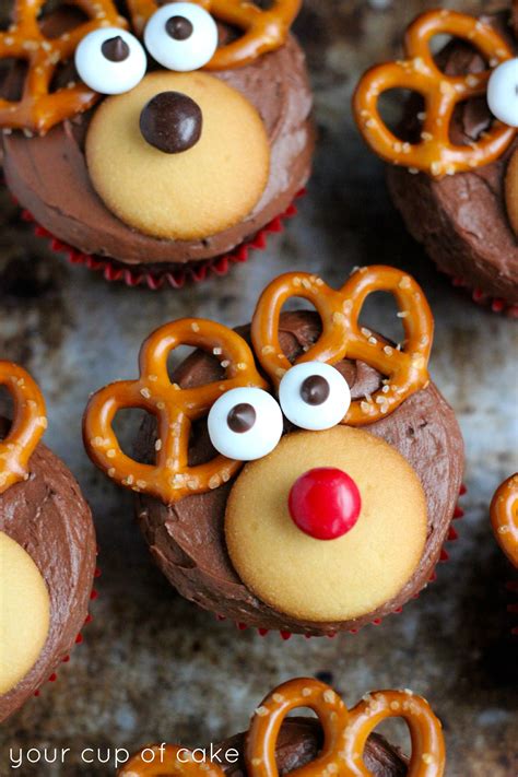 Reindeer Cupcakes - Your Cup of Cake