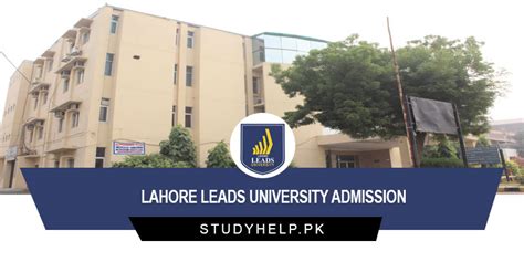 Lahore Leads University Admission 2023