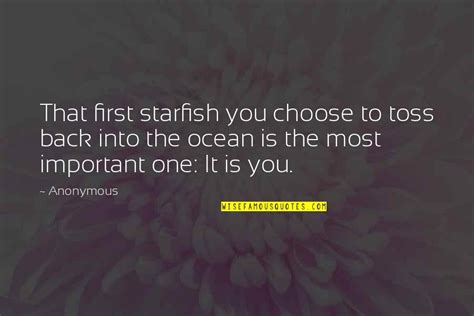 Starfish Quotes: top 12 famous quotes about Starfish