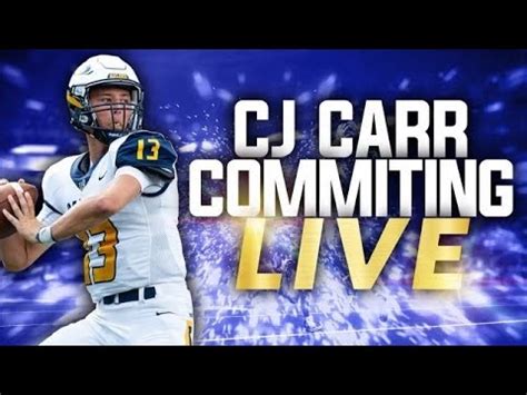 Notre Dame Football Recruiting: 5 Star QB CJ Carr Live Commitment ...