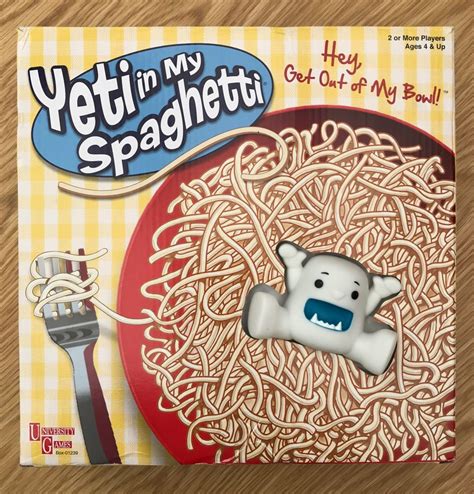 Yeti in my Spaghetti - A board game review, aimed at children 4+