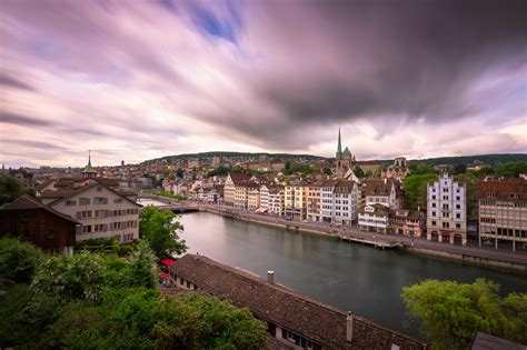 View of Zurich from Lindenhoff Hill - Anshar Photography