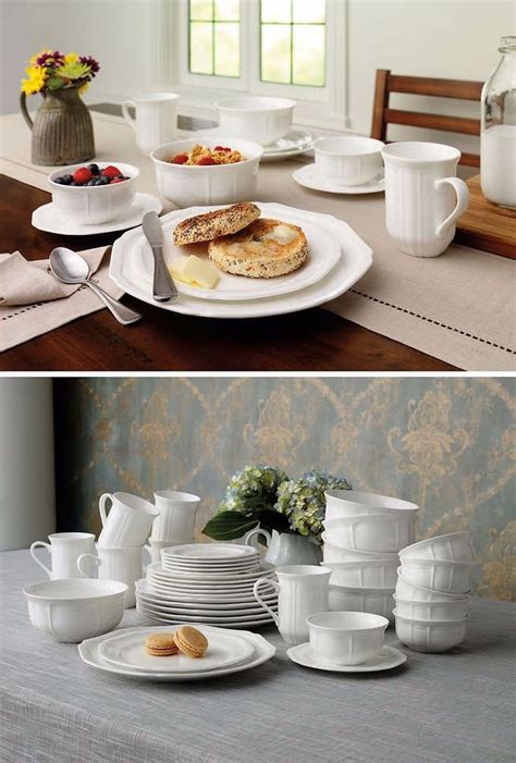 Mikasa Antique White 36-piece Dinnerware Set | White dinnerware, Dinnerware, Dinnerware patterns