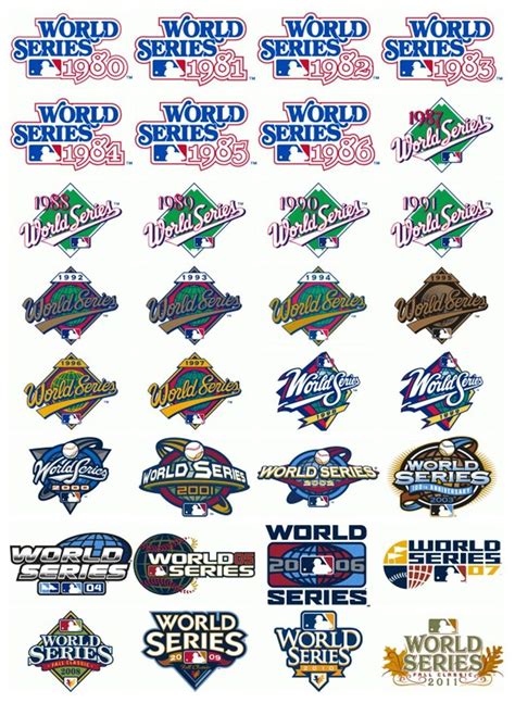 world series logos | Branding design logo, Baseball wallpaper, Sports logo design