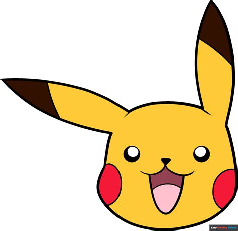 How To Draw An Easy Pikachu Face Really Easy Drawing Tutorial | The Best Porn Website