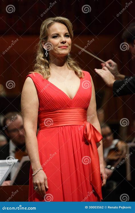 Elina Garanca Held A Concert In The Concert Hall Lisinski. Editorial ...