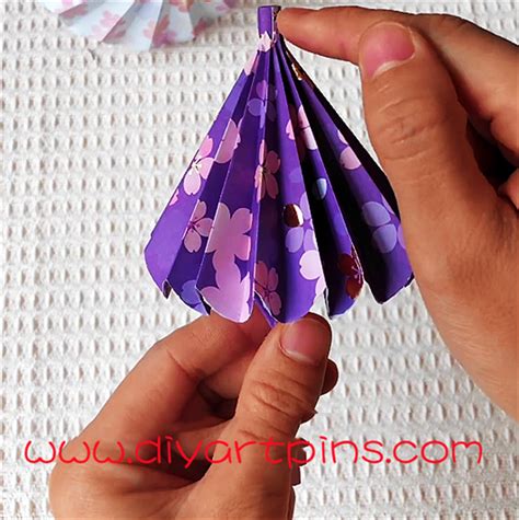 Origami Paper Umbrella Crafts For Kids That Opens And Closes - DIY ART PINS