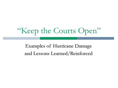 Emergency Preparedness in the Florida State Courts - ppt download