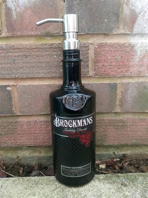 Brockmans Gin Bottle Soap Dispenser 70cl Gin Gift With - Etsy UK | Gin bottles, Soap dispenser ...