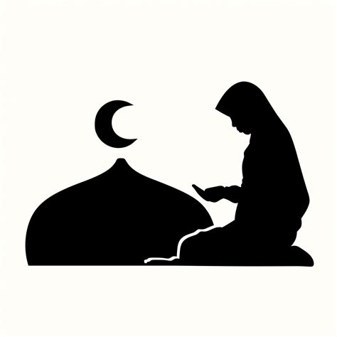 Free Images : ramadan, islamic, prayer, silhouette, female, woman ...