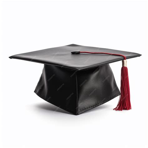 Premium AI Image | A black graduation cap with a tassel on it