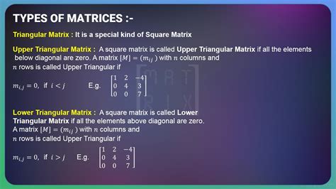 UPPER AND LOWER TRIANGULAR MATRICES - YouTube