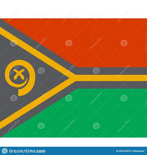 Flag Of Vanuatu. Vector Illustration On A White Background | CartoonDealer.com #155180804