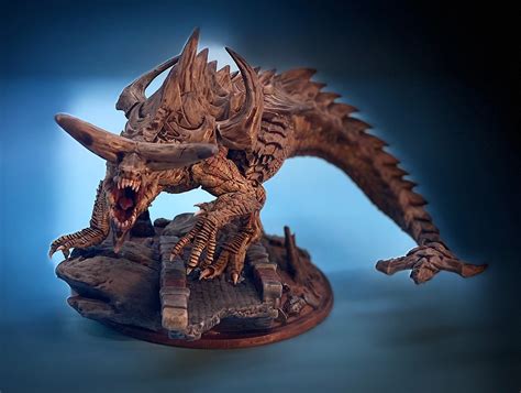 Tarrasque Lord of the print D&D Miniature Roleplaying | Etsy